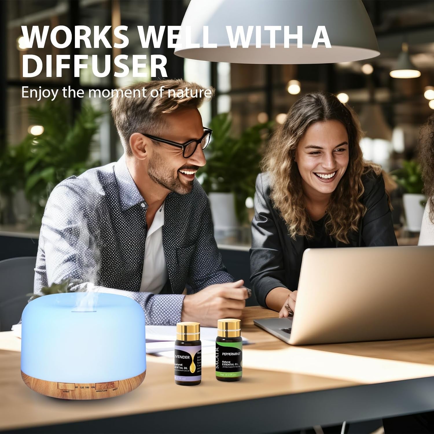 Set de 12 Aceites Esenciales Naturales para Difusor, Masaje, Velas y Jabones DIY (12 x 5 ml)